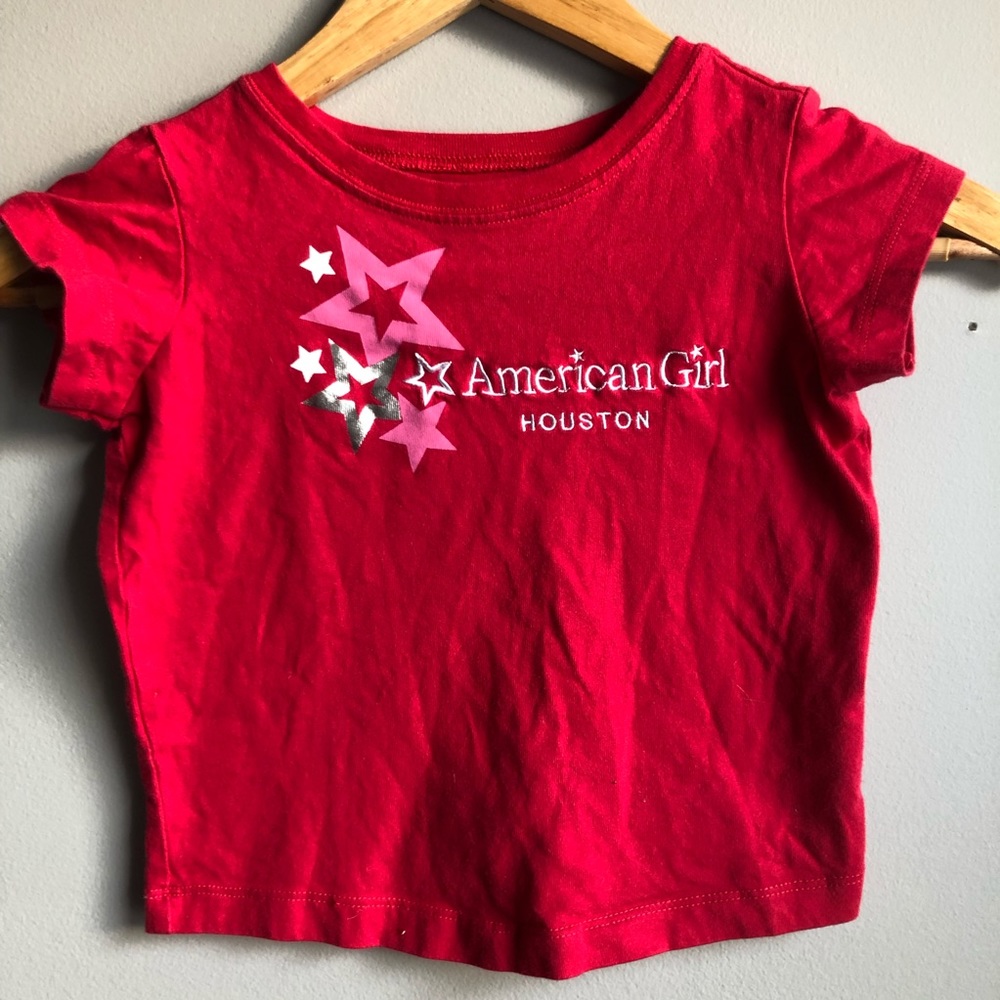 Y2K American Girl Cotton Shirt